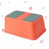 Ciieeo Anti-Slip Plastic Step Stool for Boy Girl Red Single Layer Footstool for Hand Washing and Potty Training Safe and Stable Bathroom Use for Boy Girl view 2