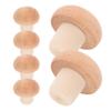 Alipis 6pcs Wine Bottle Corks Mushroom Shaped Stoppers for Wine Bottles Wooden view 1