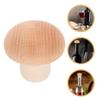 Alipis 6pcs Wine Bottle Corks Mushroom Shaped Stoppers for Wine Bottles Wooden view 2