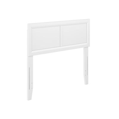 AFI, Sophia Adjustable Modern Twin Wood Headboard, White