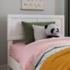 AFI, Sophia Adjustable Modern Twin Wood Headboard, White view 2