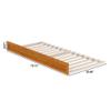 AFI, Mid-Century Modern Trundle Bed, Twin XL, Light Toffee view 2