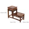 Cabilock Wooden Pedestal Display Stand 7.5 Inch Chicken Wenge Wood Base Riser for Vase Sculpture Home D Cor and Craft Display view 2