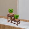 Cabilock Wooden Pedestal Display Stand 7.5 Inch Chicken Wenge Wood Base Riser for Vase Sculpture Home D Cor and Craft Display view 4