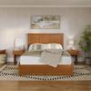 AFI, Felicity Queen Platform Bed with Panel Footboard & Storage Drawers, Light Toffee view 3