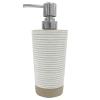 Avanti Linens - Accessory Set, Resin Tumbler, Toothbrush Holder, Soap Dish & Lotion Pump, Durable Bath Decor (Drift Collection) view 2