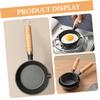 balacoo Portable Pan Cooking Frying Pan Non Stick Skillet Handle Small Sauce for Outdoor Camping Travel view 4