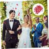 Alipis 1bag Valentine Day Plastic Confetti Adornments Romantic Red Lip Heart Decorations for Wedding Parties Bag for Creating Atmosphere view 4