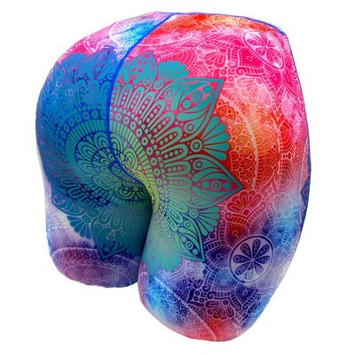 The Buttress Pillow  All-Natural Latex Foam Butt-Shaped Pillow for Sleep, Stress Relief, and Comfort  Ergonomic Design for Side, Back, and Stomach Sleepers  Removable Cover Included