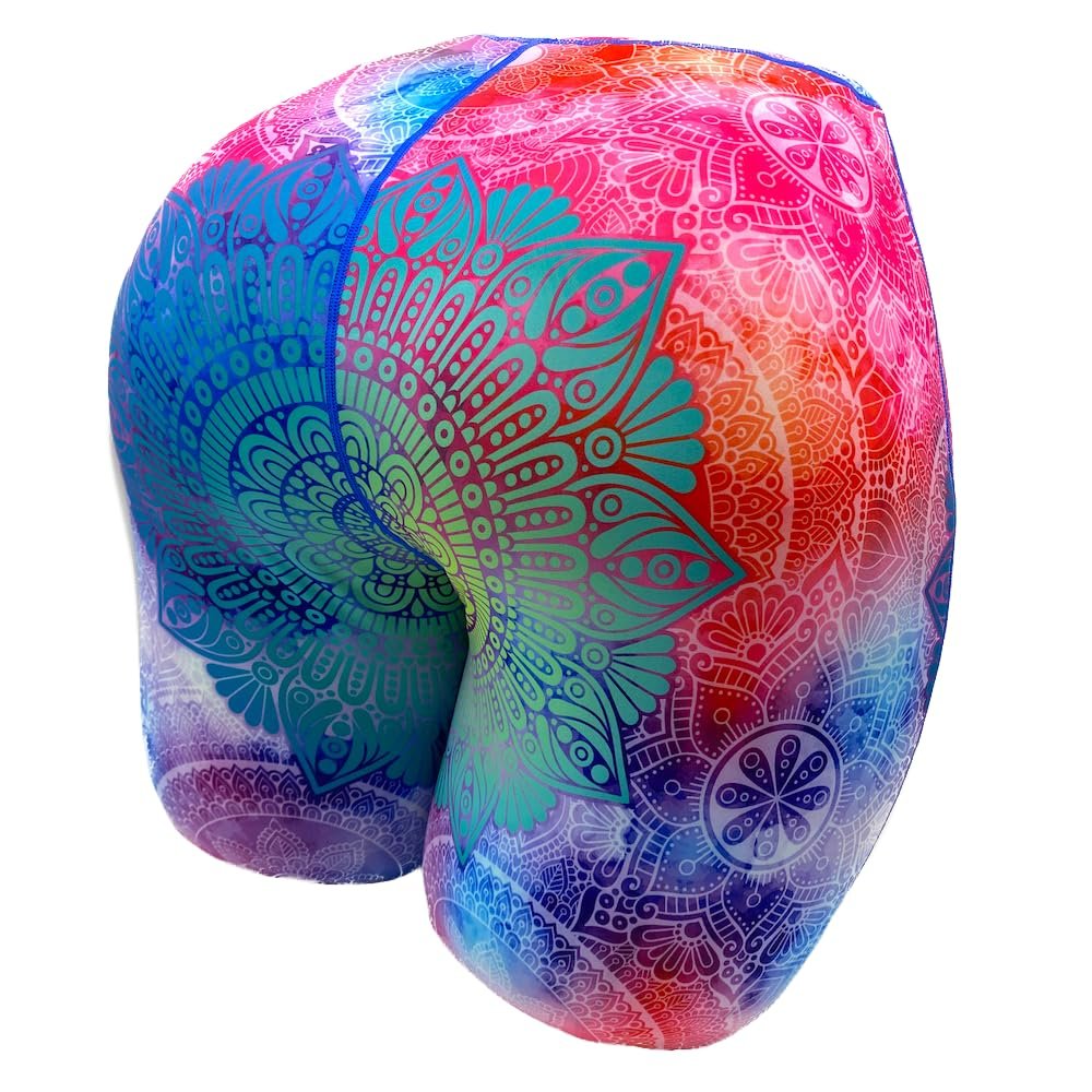The Buttress Pillow All-Natural Latex Foam Butt-Shaped Pillow for Sleep, Stress Relief, and Comfort Ergonomic Design for Side, Back, and Stomach Sleepers Removable Cover Included