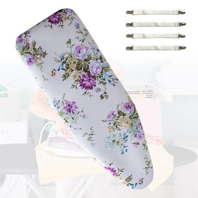 FUREMA Large Ironing Board Cover Elastic Edge - 34x16, 53x22, 58x19, Ironing Board Cover and Pad, Heat-Reflective Iron Covers, Easy Fit, Scorch Resistant (Color : B, Size : 53x22(135x56cm))