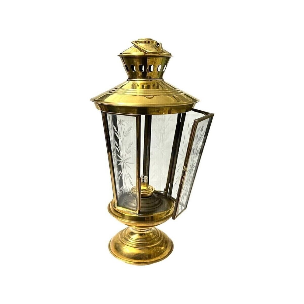 Vintage Nautical Brass Oil Lamp Antique Maritime Ship Lantern Boat lamp