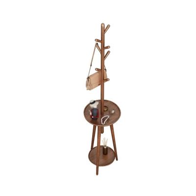 HEAIQI Coat Rack Freestanding Coat Rack Household Standing Coat Rack Creative Coat Tree Hook Hanger Suitable for Living Room Bedroom Corner Coat Rack Coat Hanger Standing, Brown
