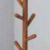 HEAIQI Coat Rack Freestanding Coat Rack Household Standing Coat Rack Creative Coat Tree Hook Hanger Suitable for Living Room Bedroom Corner Coat Rack Coat Hanger Standing, Brown view 3
