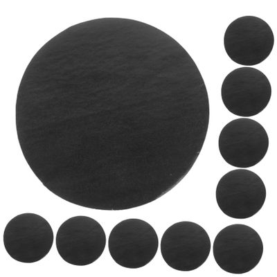 LABRIMP 100pcs Leakproof Cup Sealing Paper Pads Cup -spill for Hot Cold Beverages Easy to Use and Replace Practical Straw Piercing Design
