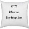 Custom Design Photos or Text Outdoor/Indoor Throw Pillowcase, Personalized Pet Photo Pillow, Love Photo Throw Pillowcases, Wedding Keepsake Throw Pillow Covers (12" x 18") view 1