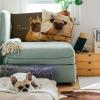 Custom Design Photos or Text Outdoor/Indoor Throw Pillowcase, Personalized Pet Photo Pillow, Love Photo Throw Pillowcases, Wedding Keepsake Throw Pillow Covers (12" x 18") view 3