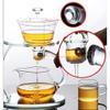 BINGWANG Glass Tea Pot Tea Maker Semi-Automatic Water Diversion Rotating Kungfu Drip TeaPot Sturdy Kitchen Bar Supplies (Color : Style4) view 3