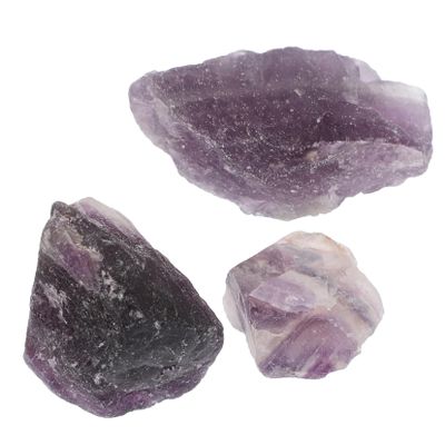 STOBAZA Natural Crystal Stone Decorative Accent 1 Bag Purple Desktop