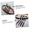 IMIKEYA 3pairs Fine Japanese Chopsticks Pointed Head Wooden Chopsticks Heatproof and Portable for Cooking view 4