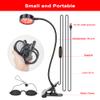 GREENIC Led Red Light Therapy Lamp, 660nm 850nm Small Portable USB Near Infrared Light Device at Home with Gooseneck and Clamp for Face, Body, Neck, Skin, Feet, Knee, Hands, Back, Shoulder, Legs view 3