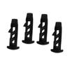 Anneome 4pcs Kitchen Trash Can Lid Wheeled Bin Lid Locking Replacement Parts for Garbage Can Latch view 1
