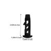 Anneome 4pcs Kitchen Trash Can Lid Wheeled Bin Lid Locking Replacement Parts for Garbage Can Latch view 3