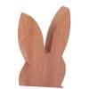 Cabilock Wooden Rabbit Bookends for Desk Shelf Cute Decorative Book Holders and Dark Heavy Duty Organizer for Home Office and Library Use view 2