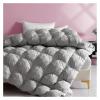 UOIO White Goose Down Comforter Double King Queen Size Fluffy Duvet Insert All Season Thickened Warm Quilt Solid Color Blanket,Cotton Duvet, 200x230cm 3.5kg, zq-11042 view 2