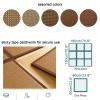 XOOFMASS Summer Sleeping Mats Tatami Mat Rattan Japanese Floor Mats, Thickness Foam Breathable Japanese Floor Mats Non-Slip Patchwork Crawling Mats for Living Room Bedroom,D,1PC 24x24/60x60cm view 2