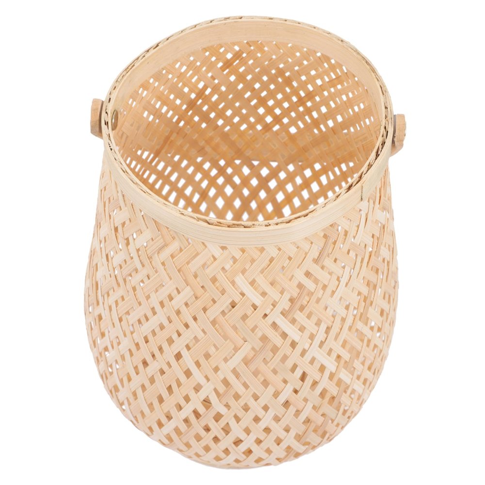 WHAMVOX Bamboo Lantern Candle Holder Decorative Outdoor Home Decor Living Lamp Shade