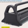 UUNVTOSU Pull-Out Closet Rod Closet Clothes Hanger Rail Sliding Wardrobe Closet Valet Rod Top Mounted Trousers Rack Space Saving for Pants and Coat Racks (Color : Black, Size : 26.5x12cm) view 4