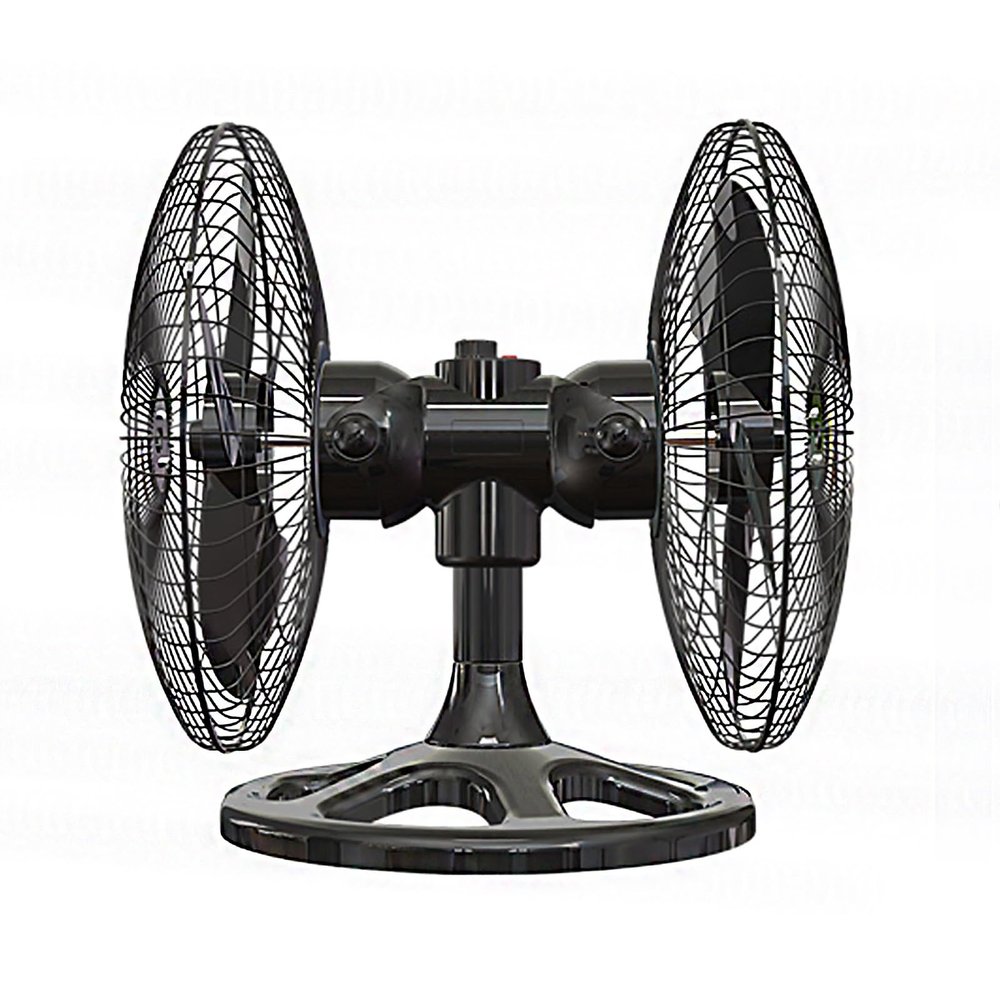 HSPLXYT 18" High velocity heavy duty floor fan, industrial fan, commercial fan, double head 360 degree rotating oscillating fan, 3 speeds, strong wind power