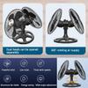 HSPLXYT 18" High velocity heavy duty floor fan, industrial fan, commercial fan, double head 360 degree rotating oscillating fan, 3 speeds, strong wind power view 4