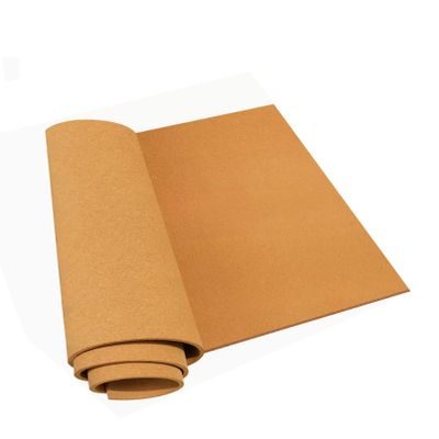 LYZLPHLL Cork Roll, Cork Board Sheet, Pin Boards for Walls, Natural Cork Tiles, Easy to Cut, 1/3" 1/4" Thick, for Office Home DIY Supplies, Brown (Color : Thick 8mm, Size : 0.8mx1.5m(2.6ftx4.9ft))