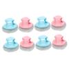 Beaupretty 8pcs Stainless Steel Wire Brush with Ergonomic Handle Kitchen Cleaning Scrubbers for Effortless Decontamination Random Color for Household Use view 1
