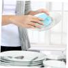 Beaupretty 8pcs Stainless Steel Wire Brush with Ergonomic Handle Kitchen Cleaning Scrubbers for Effortless Decontamination Random Color for Household Use view 2