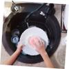 Beaupretty 8pcs Stainless Steel Wire Brush with Ergonomic Handle Kitchen Cleaning Scrubbers for Effortless Decontamination Random Color for Household Use view 4