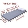 XHCTNN 4 Fold Mattress with Memory Foam, Mattress High Density Sponge Japanese Futon Tatami Floor Mat - Portable Guest Bed Cover Removable & Washable(E,L*79" W*59" H*3") view 2