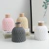 LSCQEUSN Home Creative vases, Living Room Decorations, Dining Table Ornaments, Dried Flowers, Plastic vases, Beige view 3