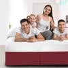 Texonic Split Corner Bed Skirt 13 Inch Drop Full Size 100% Egyptian Cotton Wrinkle and Fade Resistant Long Staple Premium 600 Thread Count - Burgundy view 4