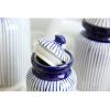 Sealed Jar Food Storage Containers Hand-painted Striped Ceramic Storage Jars Household Sealed Jars Candy Jars Kitchen Tea Storage Container Ceramic Container For Storage Of Coffee Beans ( Size : Small view 4