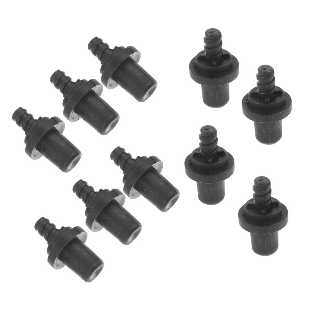 SOESFOUFU 10pcs Toilet Brush Handle Connector Threaded Tips for Easy Installation Compatible Toilet Brushes and Versatile Cleaning for Bathroom Maintenance