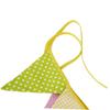 Ciieeo Cotton Triangle Flags 12 Pack Banner Flags Felt Triangle Dotted Banner for Celebration view 1