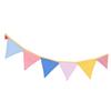 Ciieeo Cotton Triangle Flags 12 Pack Banner Flags Felt Triangle Dotted Banner for Celebration view 3