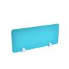 XLIHAWY Privacy Screen Panel, Acoustic Desk Divider, Office Libraries Student Desks Freestanding Desktop Sound Proof Partitions(Blue-B,31.5x11.8in) view 1