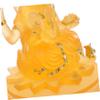 Alipis Resin Statue Hindu Elephant God Ornaments Decorative Figurine for Desktop view 3