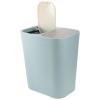 BESPORTBLE Classified Trash Can Dual Compartment Wet Dry Classified Rubbish Bin Waste Can Dustbin Trash Bin Recycle Garbage Container for Home Toilet, Blue view 2