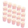 Alipis 20pcs Pink Paper Cups for Birthday Party Tableware Decor Supplies view 1