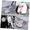 Beaupretty Extendable Handle Scrub Brush Multi-Purpose Bathroom and Floor Cleaning Tool with Durable Hard Bristle and Microfiber Heads for Stain Removal Toilets and Showers view 3